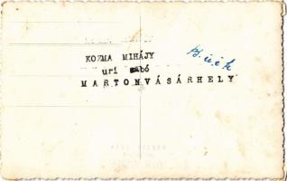 Marosvásárhely, Targu Mures; Kozma Mihály úri szabó üzlete / tailor's shop. Tóth József photo (...