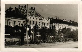 1940 Máramarossziget, Sighetu Marmatiei; bevonulás / entry of the Hungarian troops. photo + &quot;1940 Máramarossziget visszatért&quot; So. Stpl. (fa)