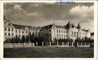 1943 Csíkszereda, Miercurea Ciuc; Római katolikus főgimnázium. Andory Aladics Zoltán mérnök felvétele / Catholic grammar school