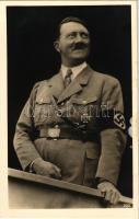 Adolf Hitler, swastika. NSDAP German Nazi Party propaganda. Dr. T. V. Lpz. Foto Grimm + Wiener Frühjahrsmesse 1941 Wien So. Stpl.