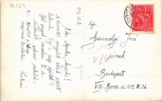 1943 Újvidék, Novi Sad; utca, Vadász Béla üzlete / street view, shop. photo