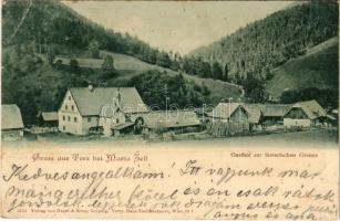 1899 (Vorläufer) Terz bei Mariazell (Steiermark), Gasthof zur Steierischen Grenze / inn (EB)