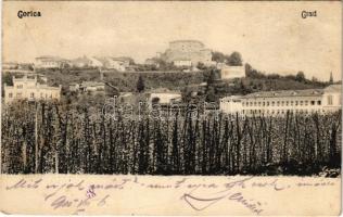 1915 Gorizia, Görz, Gorica; Grad / castle, fortress + "K.u.K. Infanterieregiment von Gaudernak Nr. 85. 10. Feldkompagnie"