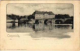 Berlin, Coepenick, Köpenick; Königliches Seminar / seminary, bridge (EK)