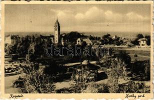 1938 Kaposvár, Horthy park (EK)
