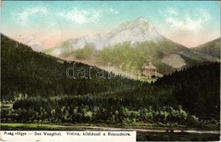 1912 Vrátna, Vág völgye, kilátással a Roszudecre / Váh valley (EK)