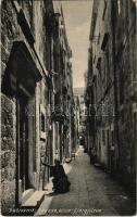 Dubrovnik, Ragusa; Ulica Gjorgjiceva. J. Tosovic / utca / street, Cafe Posta Birra