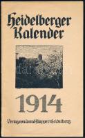 1914 Heidelberger Kalender, kiadói papírkötésben