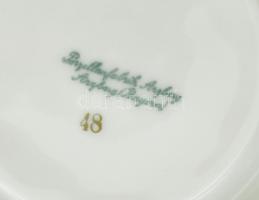 Arzberg 3 részes reggeliző, jelzett, minimális kopás, d: 18 cm