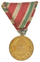Bulgária ~1933-1939. "Európai Háborús Emlékérem 1915-1918" aranyozott bronz kitüntetés pol...