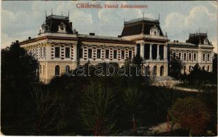 1918 Calarasi, Palatul Administrativ. Editura Ad. Maier & D. Stern / Administrative Palace + "Mobile Etappen Kommandantur Nr. 392. Brief-Stempel" (small tear)