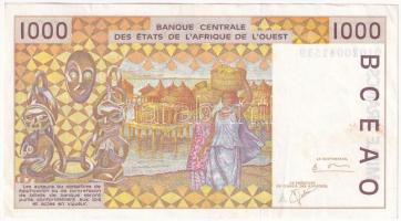 Nyugat Afrikai Államok / Elefántcsontpart 1991. 1000Fr T:VF Western African States / Ivory Coast 199...