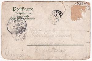 1903 Hamburg-Amerika Linie. An Bord des Doppelschrauben-Postdampfers Pennsylvania / SS Pennsylvania ...