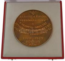 Trischler Ferenc (1945- ) DN "Baranya Megye Építőiparáért a Baranya Megyei Építőipari Szervezet...