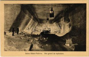 Slanic Prahova, Salina, Noi galerii de exploatare / salt mine interior