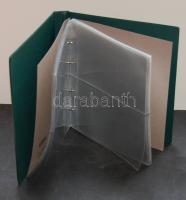 Kobra gyűrűs berakó 50db 2-es osztású albumlappal, 19x12cm nagyságú bankjegyekhez