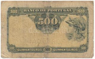 Portugália 1904. 500R T:VG kis szakadás, folt
Portugal 1904. 500 Reis C:VG small tear, spot
Krause...