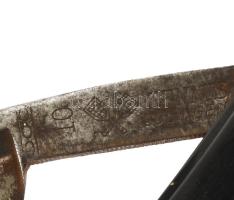 "Tennis" Solingen borotva, jelzett, kopottas dobozában