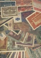 85 db klf magyar bankjegy korona-, pengő-, forint-időszakból jobbakkal, Adamovszky-katalógus alapján rendezve, variánsokkal T:II,II/III,III