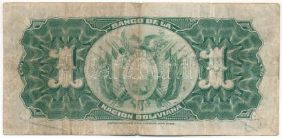 Bolívia 1929. 1B "Banco Central De Bolivia" felülbélyegzéssel T:F,VG folt
Bolivia 1929. 1...