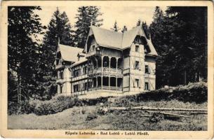 1931 Lublófüred, Lubló-fürdő, Kúpele Lubovna (Ólubló, Stará Lubovna); Iris Villa (EK)