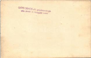 Budapest XX. Pestszenterzsébet, traktor, Gots János okleveles gépészmérnök gép-, jármű- és tömegcikk...