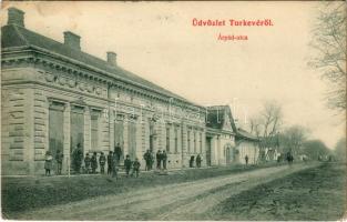 1910 Túrkeve, Árpád utca. Friedmann Győző kiadása (EK)