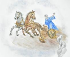 Herendi lovasfogat mintás dísztál, aranyozott peremrésszel, kézzel festett jelenettel. Masszába nyom...