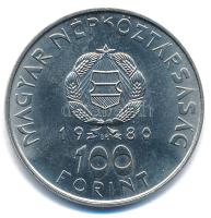 1980. 100Ft Ni "Szovjet-magyar közös űrrepülés" T:AU Adamo EM61
