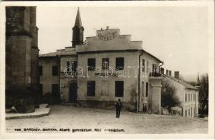 Bártfa, Bardiov, Bardejov; Staré gymnazium / régi gimnázium. Morus Salgo kiadása / old school