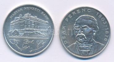 1993. 200Ft Ag "MNB" + 1994. 200Ft Ag "Deák" T:AU,XF patina  Adamo F13, F13.1