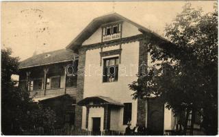1920 Miskolc, Anna háza. Bedegvölgy utca , Gálffy villa. Tulajdonos levele
