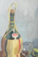 Mácsai István (1922- 2005): Csendélet. Olaj, vászon, jelezve jobbra lent, hátoldalán Képcsarnok Váll...