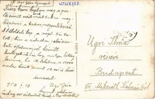 1954 Szeged, Újszeged; Első szombati ájtatosság a Lurdes-i Mária kápolnánál, photo (fl)