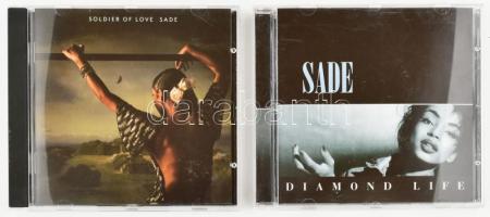 2 db Sade zenei CD: Soldier of Love; Diamond Life. CD, Album. Jó állapotban.