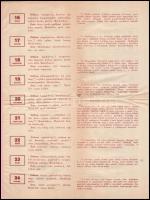 1937 Meinl Gyula Rt. Háztartásgazdasági Tanácsadója, étrend 1937. március hónapra, receptek, gyakorl...