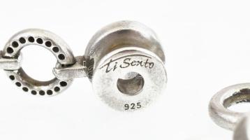 Ezüst(Ag) karkötő kövekkel kirakva, jelzett, h: 18 cm, bruttó: 27,2 g