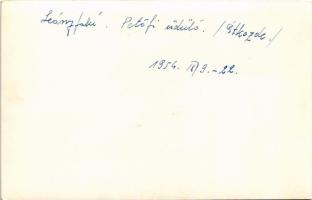 1954 Leányfalu, Petőfi üdülő, étkezde, photo