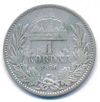 1896KB 1K Ag "Ferenc József" T:F patina
Adamo K5