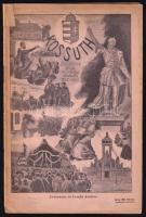 Szalay Mihály: Kossuth Lajos élete. Kossuth születésének századik évfordulója alkalmából a magyar nép és serdülő ifjúsága számára. Bp., 1902., Dobrowsky és Franke, 16 p. Kiadói illusztrált papírkötés, a hátsó borító szakadt.