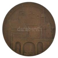 Lapis András (1942-) DN "Szeged / Szeged Tourist" kétoldalas bronz emlékérem (42,5mm) T:XF