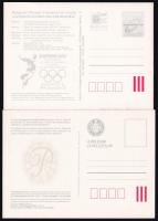 Használatlan lapok: 6 db Londoni Olimpiai képeslap + 6 db MABÉOSZ képeslap + 36 db használatlan díjj...