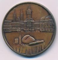 1988. "Szegedi Ipari Vásár 1988" kétoldalas bronz emlékérem (42mm) T:AU