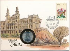 Dél-Afrika 1984. 50c Ni, felbélyegzett borítékban, alkalmi bélyegzéssel, német nyelvű leírással T:UNC South Africa 1984. 50 Cents Ni in envelope with stamp, with German description C:UNC