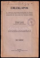 Albert János: Emléklapok az 1848/49-iki honvédmenedékházba az összes helyek betöltése után be nem jutott és így elhagyatva élő agg harcosok felsegélyezésére. Összeáll. és kiadja - -.Bp., 1910., Bercsényi, 32 p. Kiadói papírkötés, bélyegzésekkel, névbejegyzéssel.