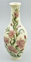 Zsolnay Exclusive virágmintás váza, jelzéssel, hibátlan, m: 26 cm