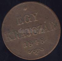 1848. 1kr T:2/3 ph.