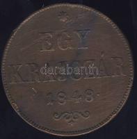 1848. 1kr verési hibával! T:2/3 ph.