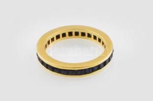 Arany (Au) 18K gyűrű, jelzett, méret: 57, bruttó: 5,4 g