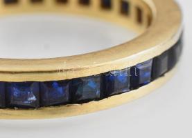 Arany (Au) 18K gyűrű, jelzett, méret: 57, bruttó: 5,4 g